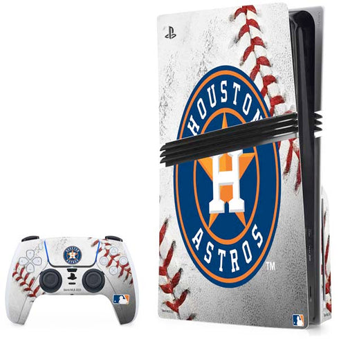 MLB Houston Astros Game Ball PS5 Pro Disk Bundle  Skin